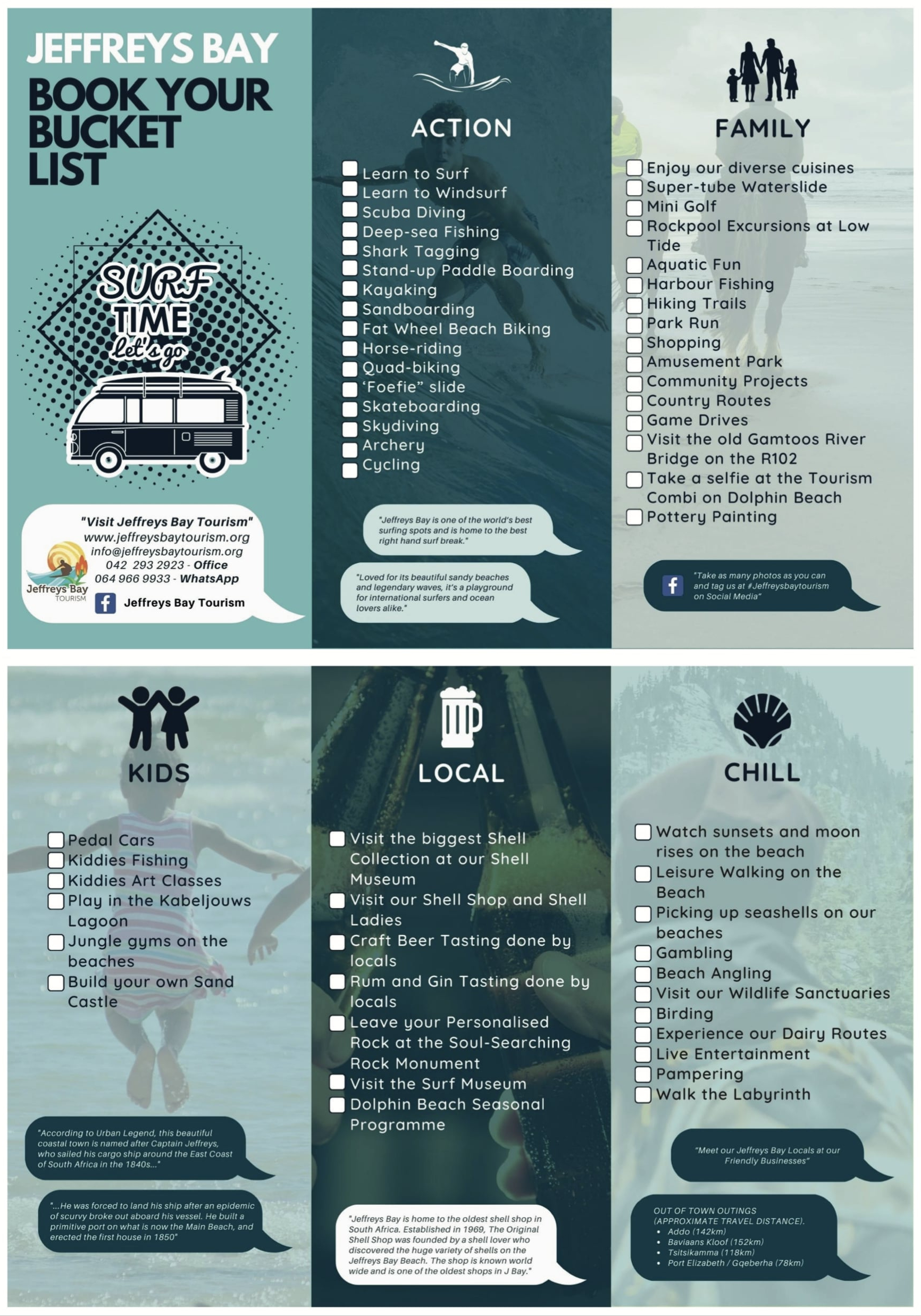 Jeffreys Bay Bucket List