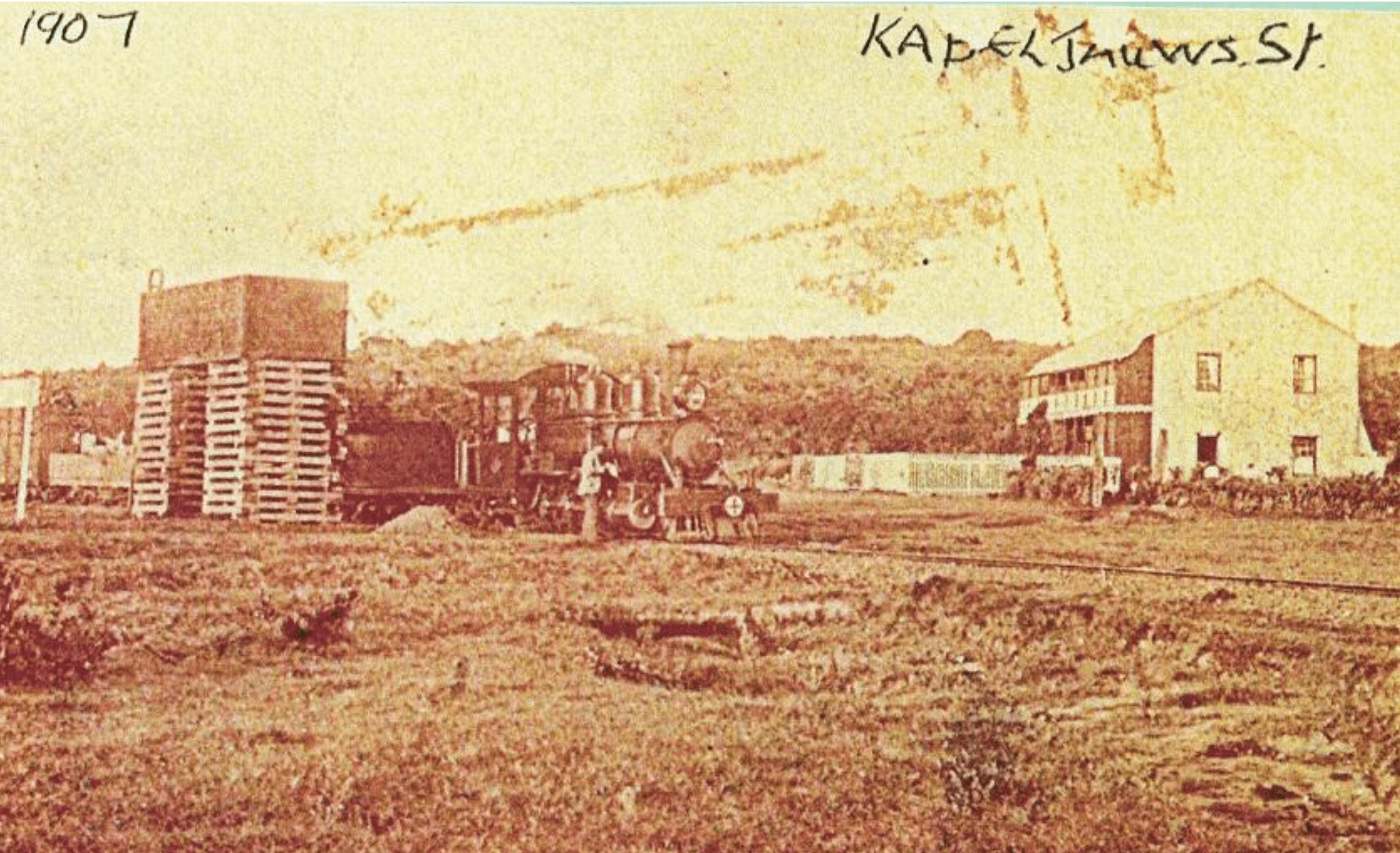 first Railroad linking Jeffreys Bay and Port Elizabeth